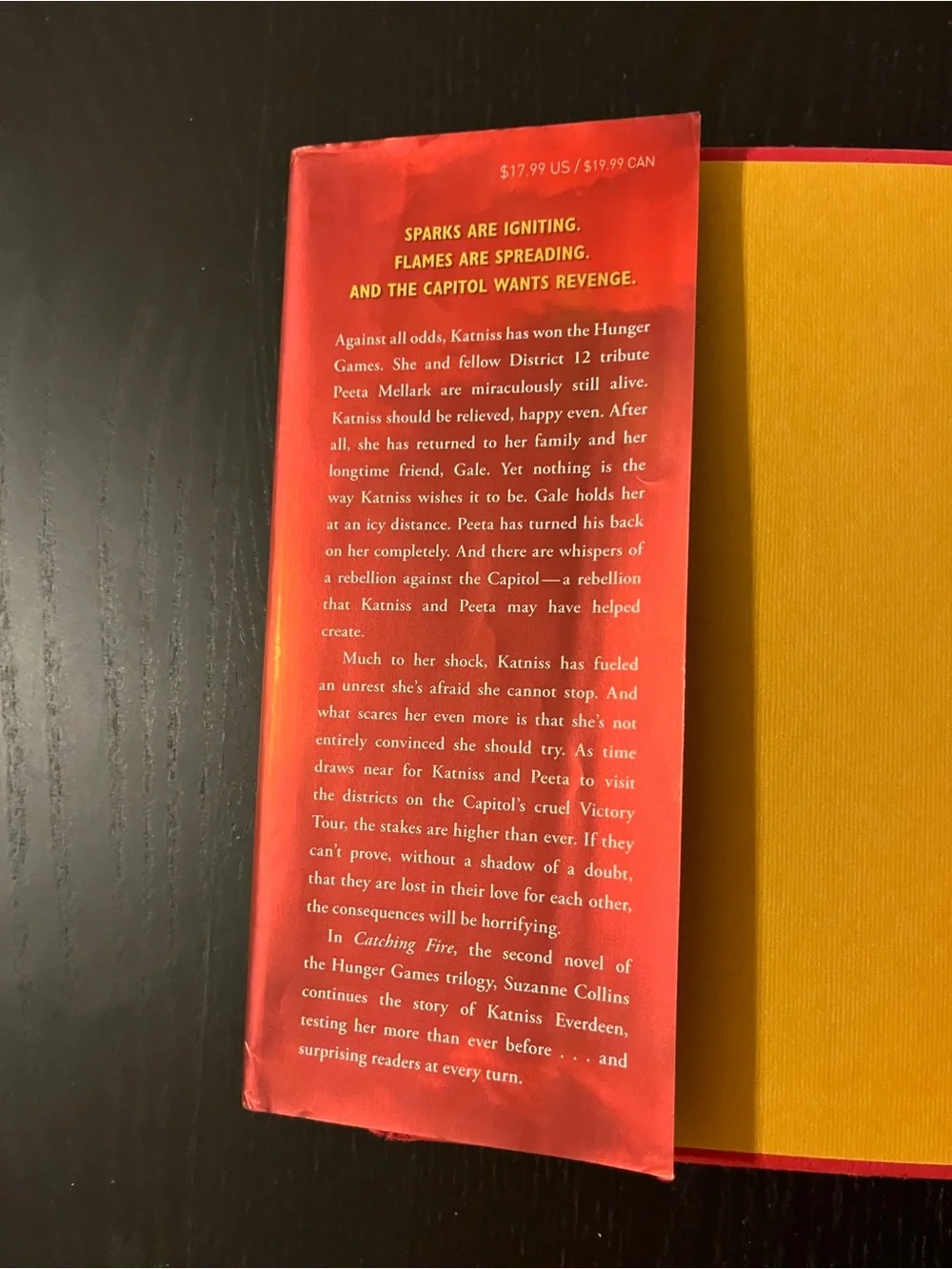 Catching Fire Hunger Games Book 2 Suzanne Collins Hardcover First Edition 2009